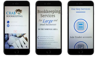 Responsive Mobile friendly website design example