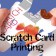 scratch card printing
