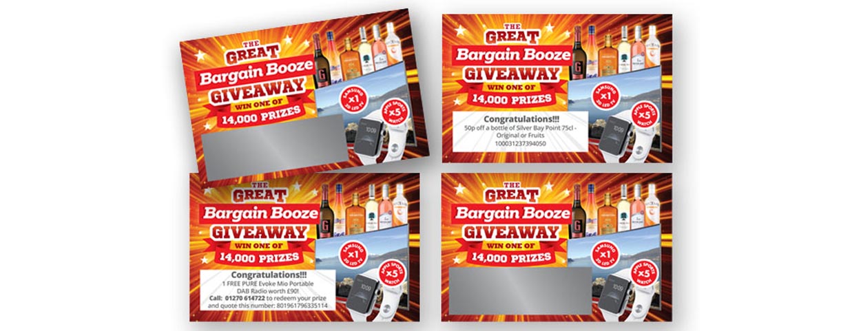 Example from a scratch card printing company