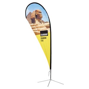 Advertising Flag - teardrop style