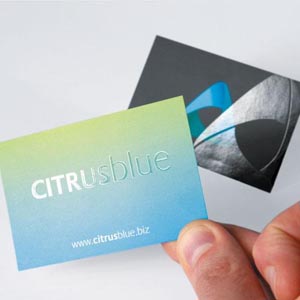 Spot UV Business cards printing