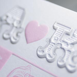 blind embossed cards printing