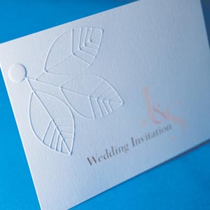 embossed cards