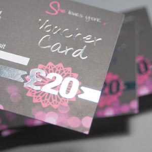 Silver Foil cards printing