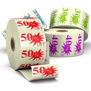 Roll label printing