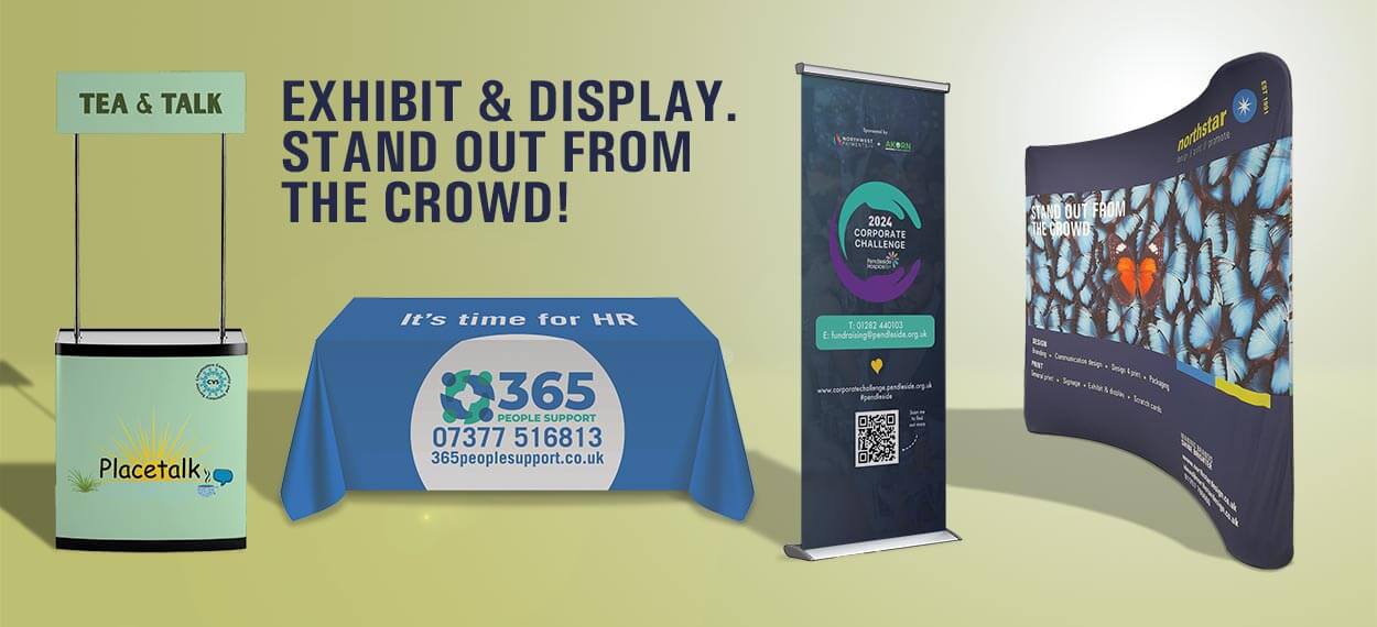 Printing chorley, Display stands