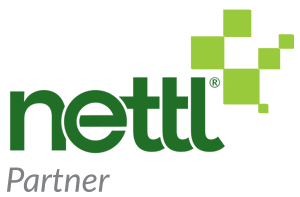Nettl partner logo green text 300px website design chorley