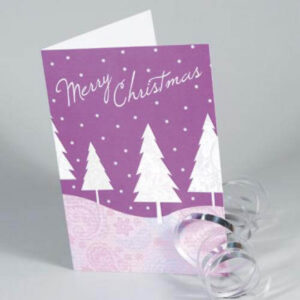 Christmas promotion ideas - laminated greeting cards