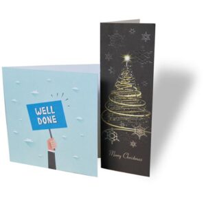 christmas promotion idea - printed christmas cards