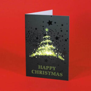 Christmas promotion idea - spot UV cards